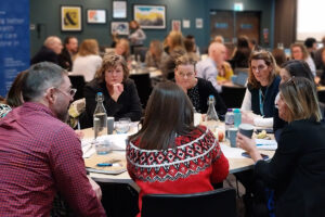group discussion at the Scottish Approach to Change launch